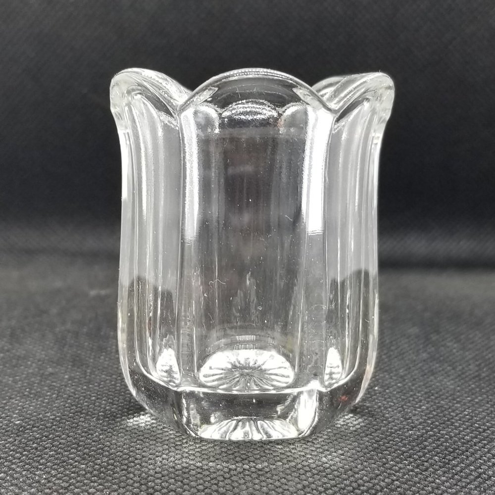 Clear Glass Toothpick Holder